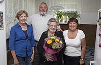 Župan čestital ob visokem jubileju gospe Štefke Cerar 2